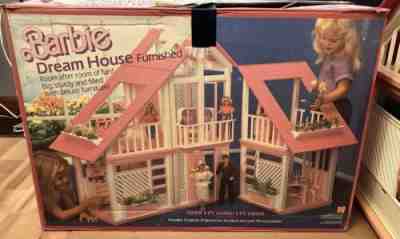 1985 Barbie Dream House Mattel Vintage Original 1986 1980â??s RARE COMPLETE LOOK