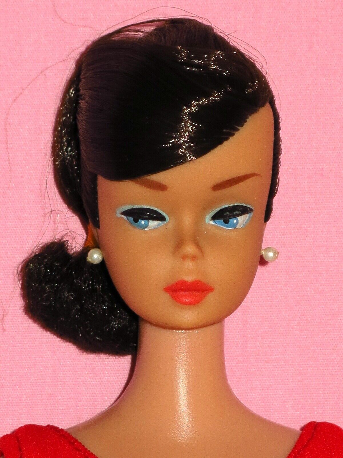 Mattel - Vintage 1964 Brunette Swirl Ponytail Barbie Doll - All Original w/ Box