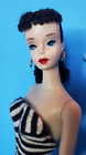 Excellent Original Vintage 1960 #850 Ponytail Barbie Doll #3 Brunette Blue liner