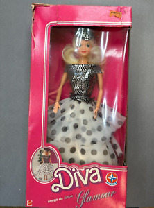 1989 Estrela Glamour Diva Barbie Doll Foreign 80's Rare, Brazil Boneca