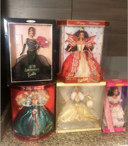 Barbie Doll Lot - Holiday & Special Edition Dolls (5 total, unopened)