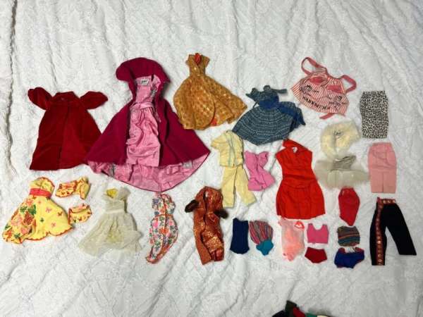 Vintage 60s 70s 80s Barbie Ken Skipper Francie Doll Clothes Mattel LOT READ