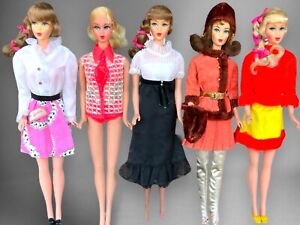 HUGE MOD BARBIE TNT  MARLO FLIP TALKING DOLLS LOT  LOOK AMAZING!!