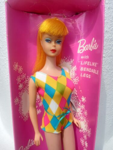 Vintage OOAK Color Magic Barbie + repro Color Magic swimsuit + American Girl box