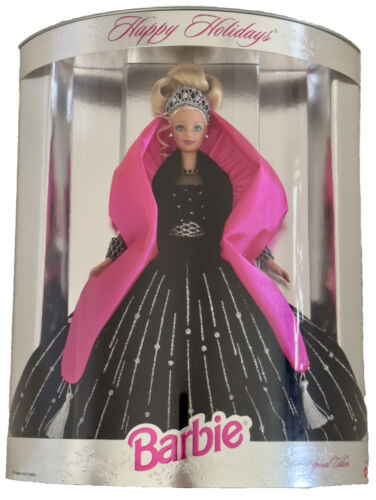 1998 Vintage RARE (Box Error) Mattel Happy Holidays Special Edition Barbie NRFB