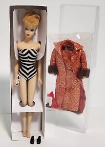 Vintage Blonde Ponytail Barbie #3 Factory Hair Brown Eyeliner