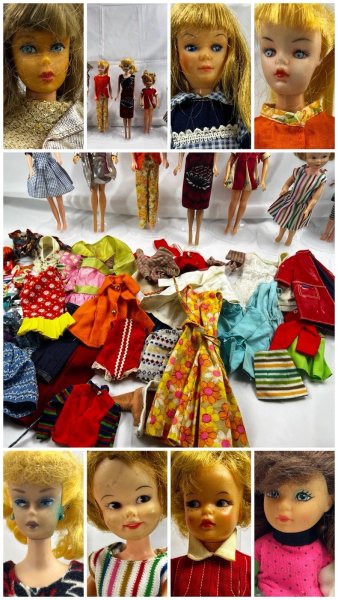 Vintage Barbie Midge Skipper Pepper Penny Twist Turn Ponytail 60s Clothes Shoes