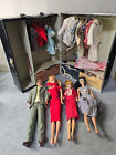 Barbie & Ken Dolls Vintage 1958 1961 with Case and Accessories?4 Dolls?