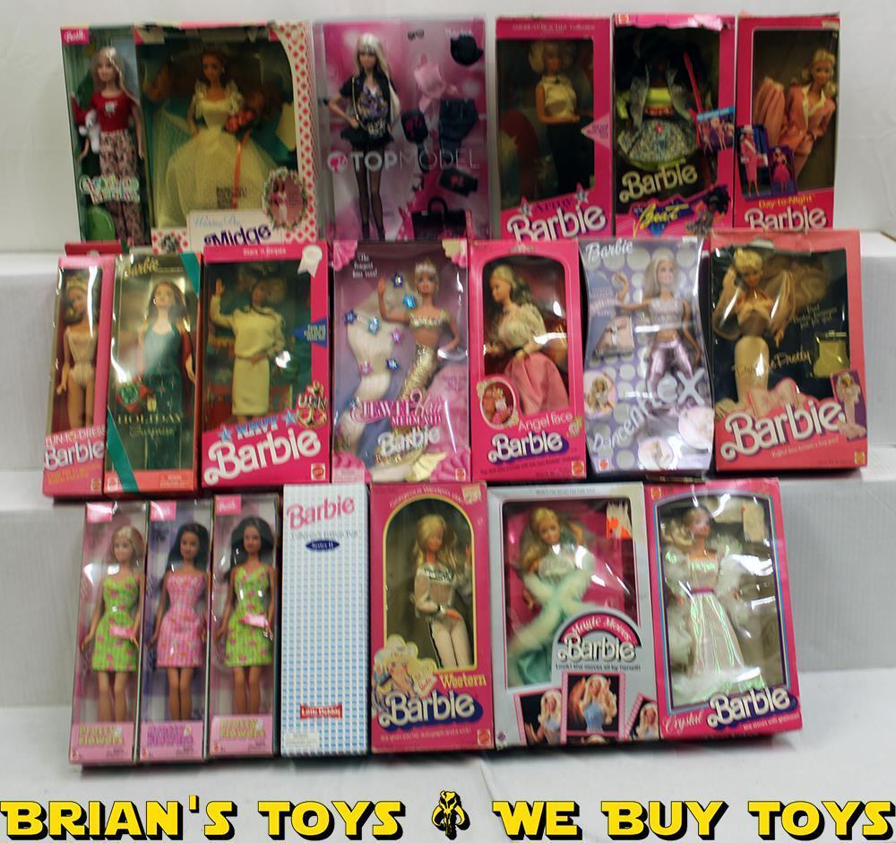 Barbie/Doll Lot of 20: Magic Moves, Pretty Flowers, Holiday Surprise & More! NR