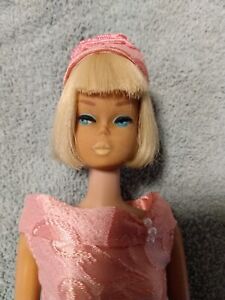 VINTAGE BARBIE STUNNING WHITE PLATINUM AMERICAN GIRL NUDE DOLL NO GREEN