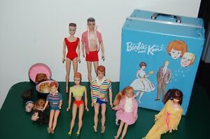 1960’s Vintage Barbie / Ken / Midge / Allan / Ricky collection with accessories+