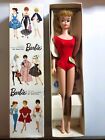 Vintage Barbie Doll PONYTAIL Ash Blonde #6 NRFB MINT IN BOX ORIGINAL WRIST TAG
