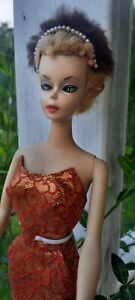 Vintage Early 1960 Mattel Barbie Ponytail Doll Arched Eye Brows