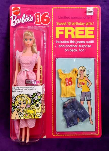 RARE NRFP Vintage Mod Era TNT SWEET 16 BARBIE #7796 + Bonus Outfit FREE SHIP BIN