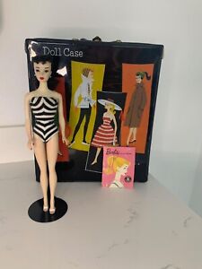 Vintage Barbie #3 Ponytail Brunette, very good condition, plus original wardrobe