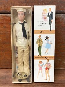 Vintage 1962 Mattel Barbie’s Boyfriend KEN Sailor Doll - New In Box - RARE