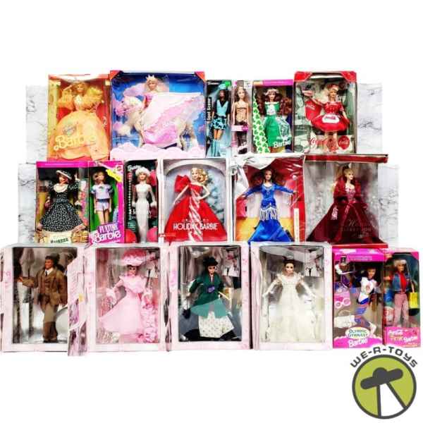 BARBIE DOLL LOT ~ ASSORTED DOLLS ~ BOXES HAVE WEAR ~ SEE PHOTOS (Lot-18)