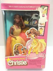 VTG 1977 MATTEL #2324 FASHION PHOTO CHRISTIE BARBIE RARE AFRICAN AMERICAN NIB