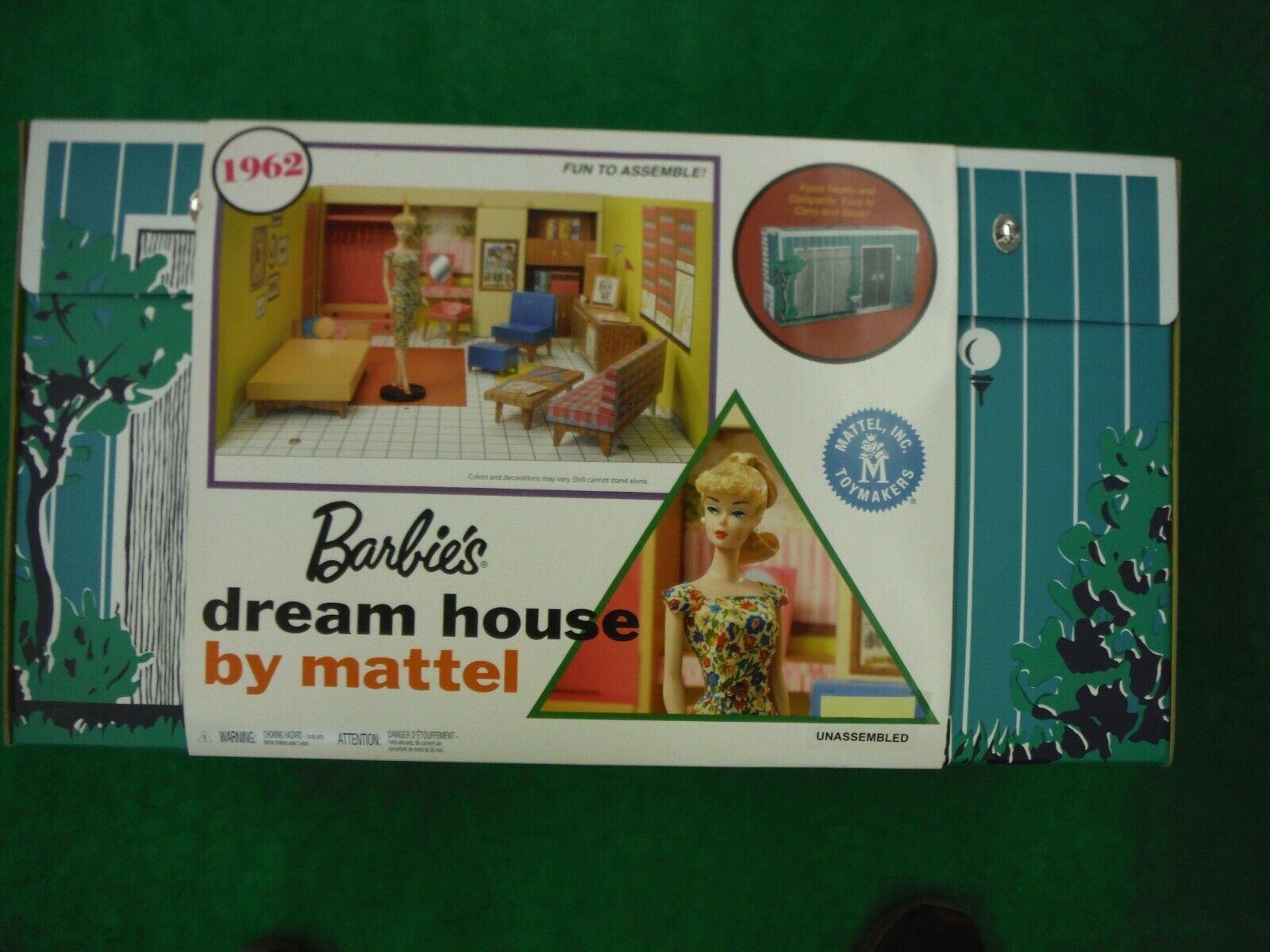 2017 MATTEL BARBIE'S REPRODUCTION DREAM HOUSE (NO DOLL) *NEW* WITH SHIPPER