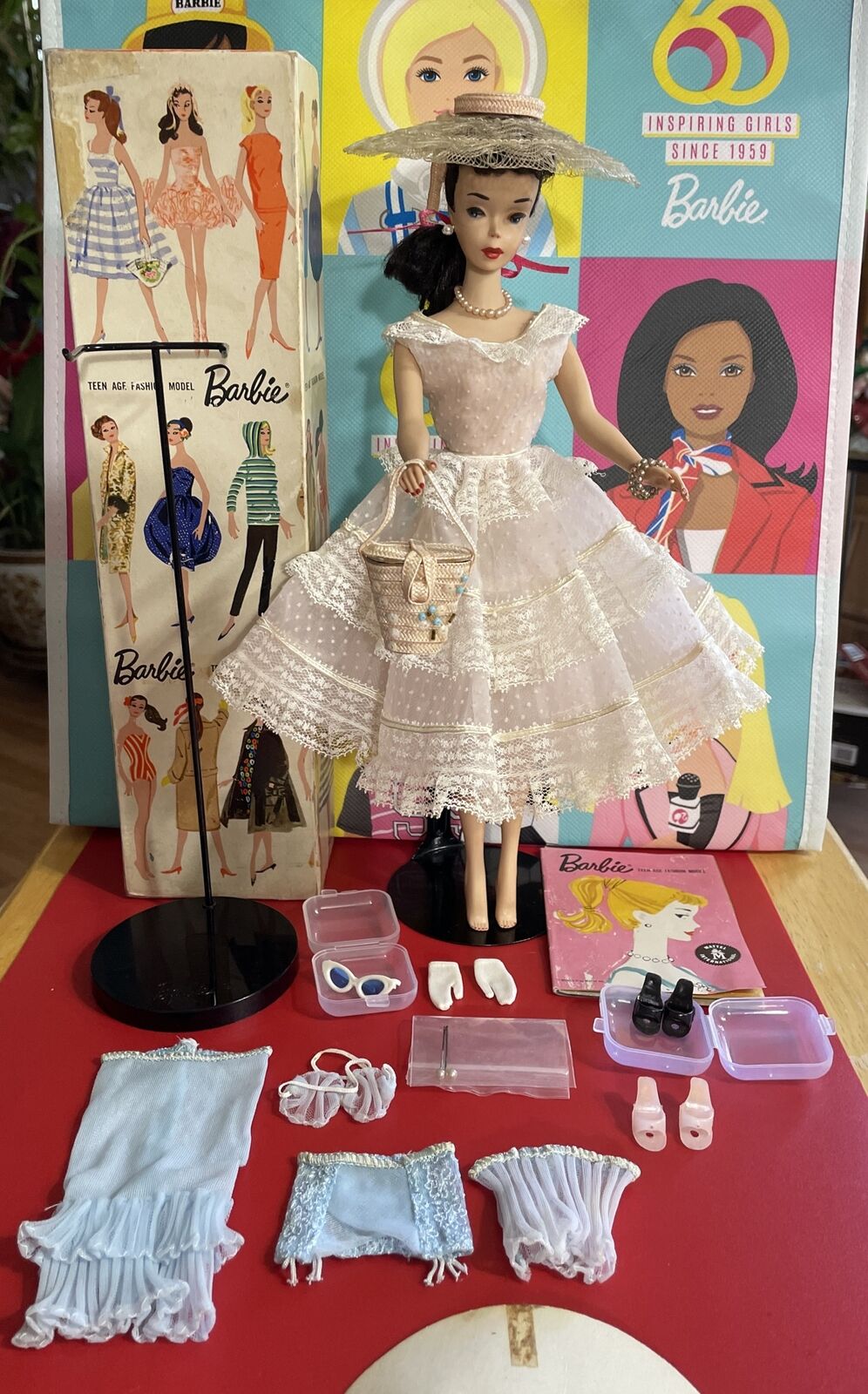 Vintage Original Barbie #3 EarlyJapan Body~In Plantation Belle  966 Complete EUC