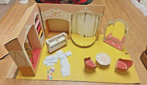 Vintage HTF 1962 Barbie Doll Fashion Shop Cardboard toy Playset nice