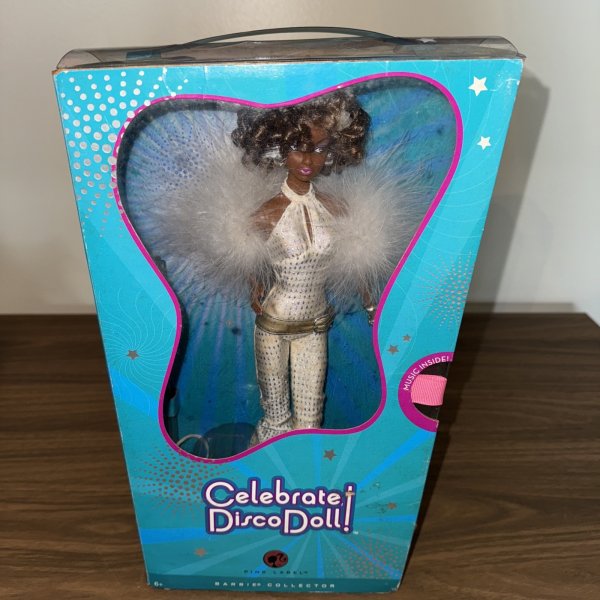 Barbie Celebrate Disco African-American Steffi + Musical Display Stand N2442 ?