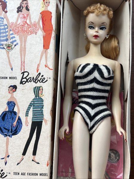 Vintage Barbie Ponytail # 1 With Original TM box and accessories