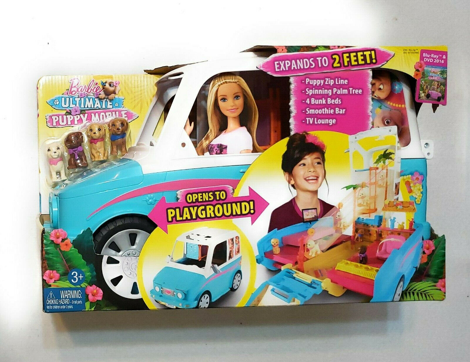Barbie Ultimate Puppy Mobile Vehicle Van Car Toy NEW