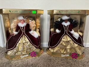 PAIR: Collectors Item! Beautiful Special Edition Holiday Barbie’s