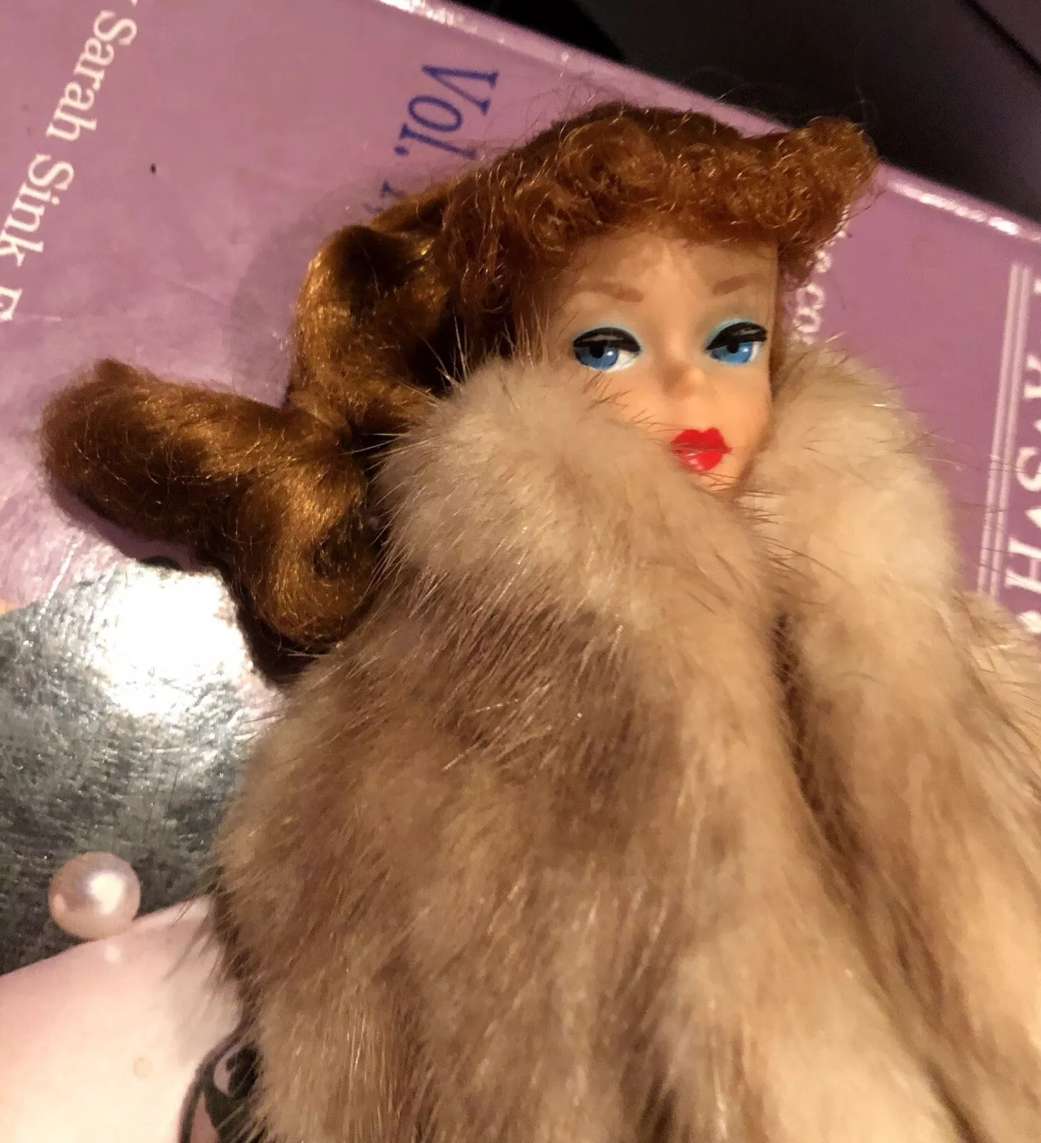 Rare Sears Elusive Barbies Mink Coat! Only One Yr 1964-65