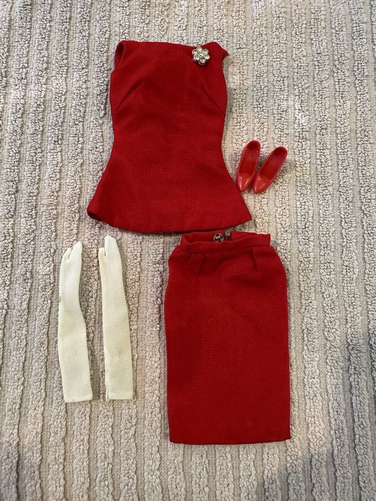 Vintage 1960s Barbie Doll  Music Center Matinee Complete Outfit #1663