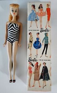 Original Vintage 1959  - 1960 Barbie #3  Blond, excellent condition 1959 box.