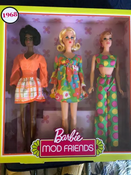 Barbie Mod Friends Gift Set NRFB 1968 Reproduction Barbie, Stacey Christie !