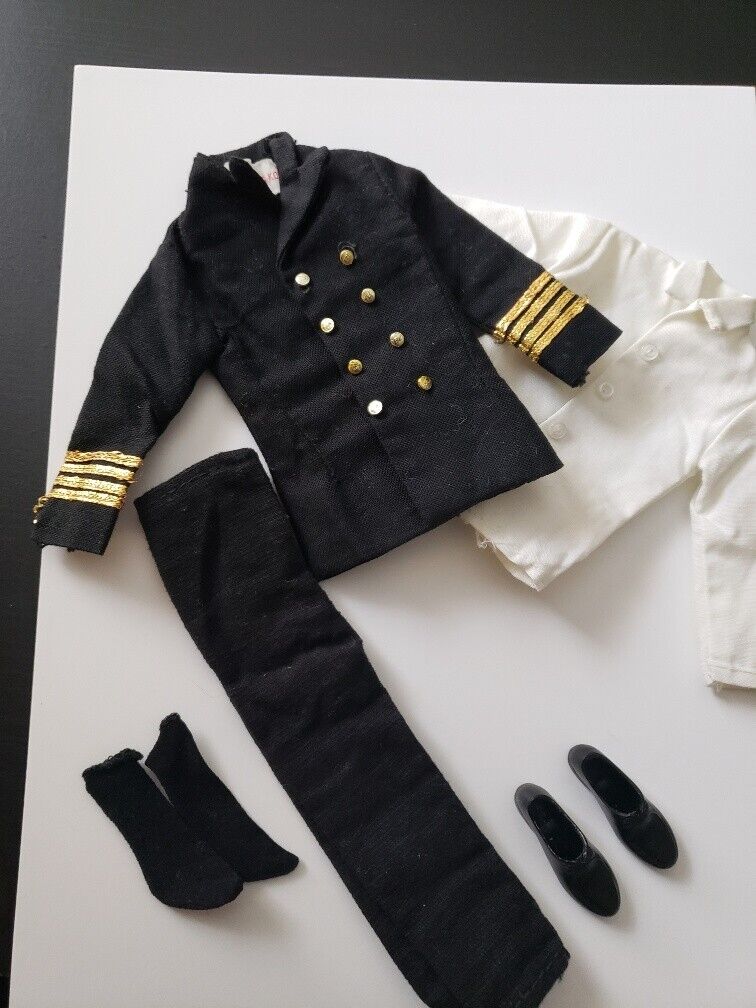 Vintage Barbie MARX Braniff Pilot Outfit Montgomery Wards Excl 1967 RARE - VHTF
