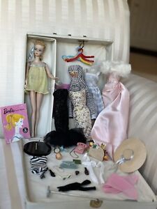 Beautiful Vintage #1  Ponytail Barbie Doll 1959 One Owner OG Stand & Collection!
