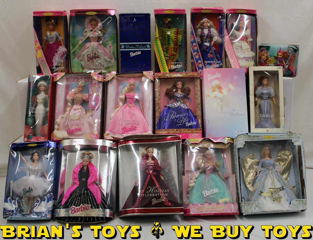Barbie/Doll Lot of 18: Angel of Peace, Holiday Celebration, Swan Lake & More! NR