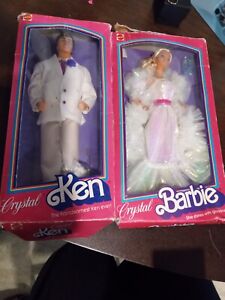 BARBIE CRYSTAL BARBIE DOLL SHINES WITH GLAMOUR MATTEL NO.4598 1983 NRFB !!