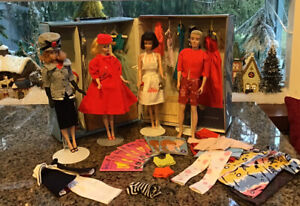 Lot of Vintage One #3-#4 Barbie Two 1962 Midge Dolls and One 1961 Ken Doll