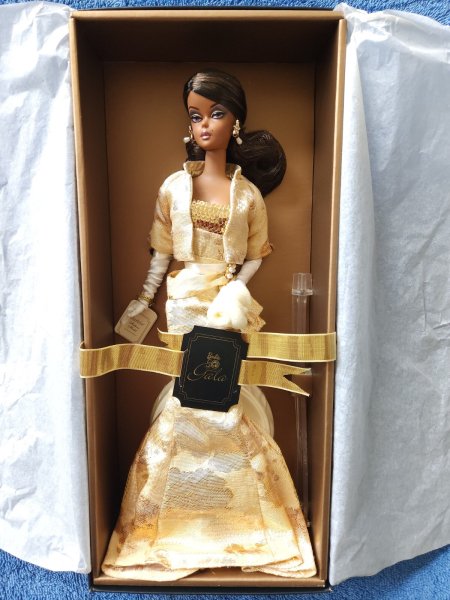 2009 AA Golden Gala Silkstone Barbie, Convention, 50th Anniv, NRFB, BIN