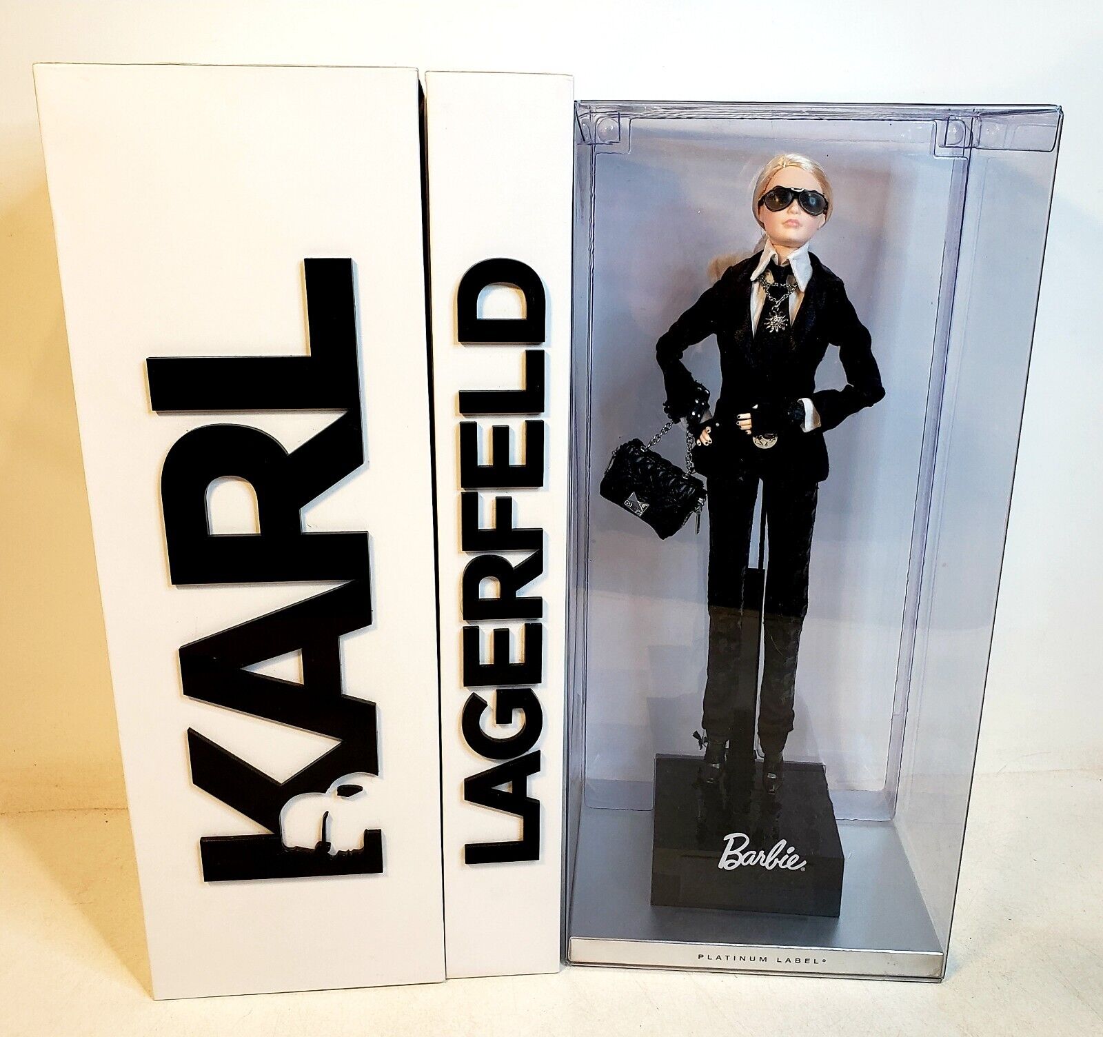 KARL LAGERFELD BARBIE DOLL 2014 PLATINUM LABEL #157/999 MATTEL BCP92 NRFB