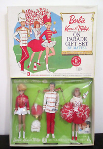 New ListingNRFB Vintage 1964 Barbie Ken & Midge Dolls On Parade Gift Set #1014 VHTF