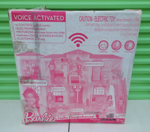 Barbie Hello Dreamhouse With Lights Sounds Doll DPX21 Discontinued New Open Box