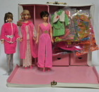 Vintage 1960s Mod Barbies LOT w/Original Clothes Accessories & Case