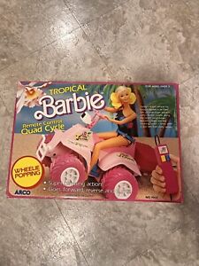 1986 Vintage Tropical Barbie Wheelie Popping Remote Control Quad Cycle #7932