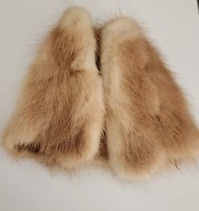 RARE Vintage Barbie 1964 Sears Exclusive Genuine Mink Coat / Stole Autumn Haze