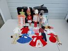 Vintage 1960's Mattel Barbie Doll Lot W/Storage Case Clothes Accessories