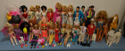 Lot Of 26 Vintage 1960-80s Barbie Skipper Midge Ken ++ w clothes acc wig guitar 