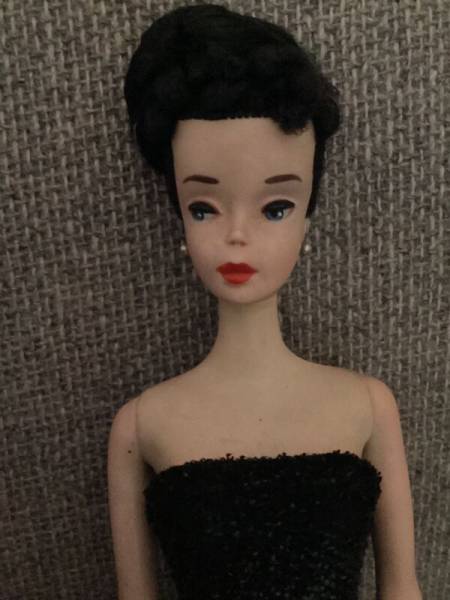 Vintage Release 1960 #3 Barbie, Ken, Case with clothes and accessories