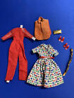 VINTAGE BARBIE SEARS EXCLUSIVE HOSTESS SET PARTS LOT W RED JUMPSUIT 1034
