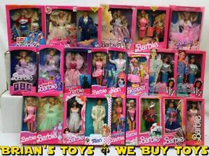 Barbie/Doll Lot of 32: Dream Fantasy, Twirly Curls, Dream Glow & More NR